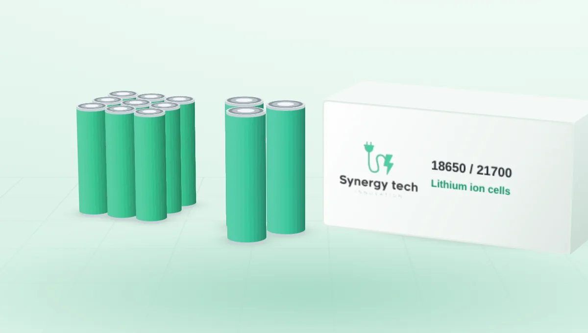 Synergy Technology 18650 and 21700 cylindrical lithium ion cells